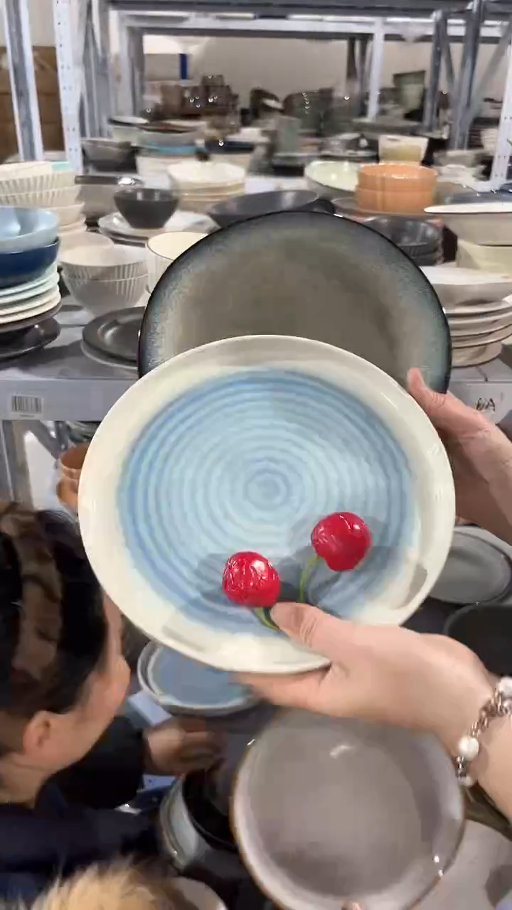 【闪购商品】瓷片外贸尾货瑕疵满20包邮X2 小盘组合