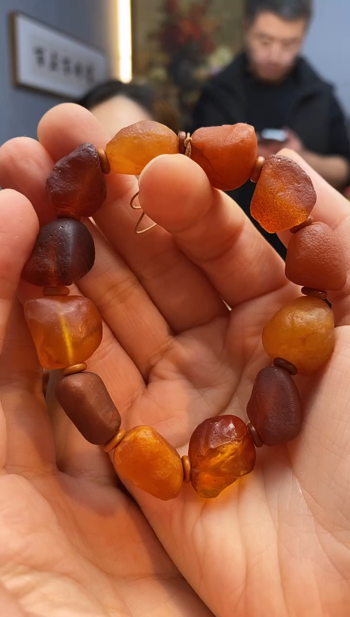 手链琥珀未镶嵌手串