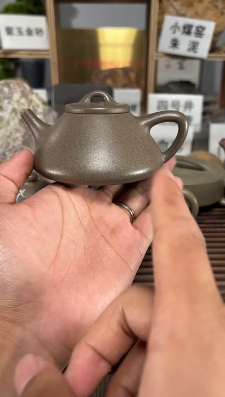 【闪购商品】紫砂茶壶微瑕松华青段子冶