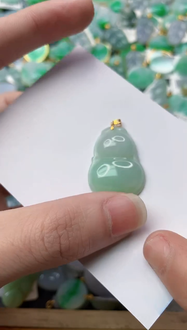 【闪购商品】翡翠颈饰18K金镶嵌29..........