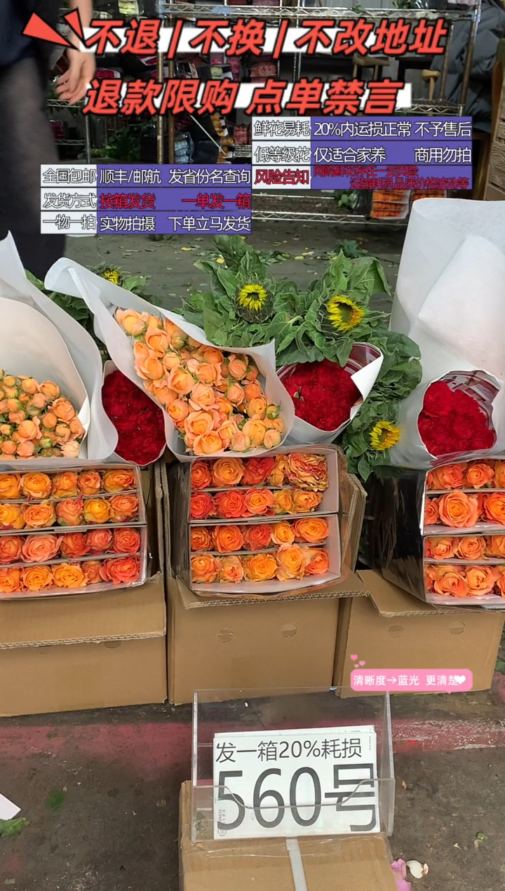 560号♥含20%耗损发一箱