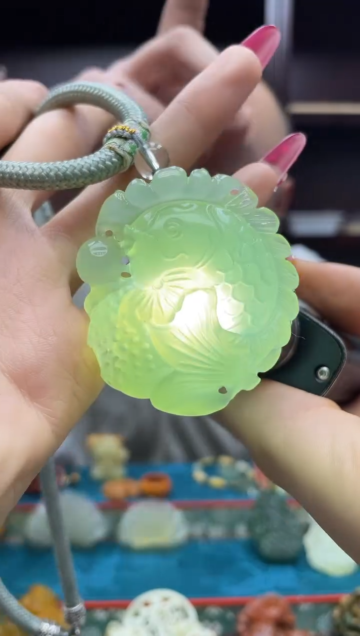 未镶嵌岫玉吊坠·多样性发*货拍一发一