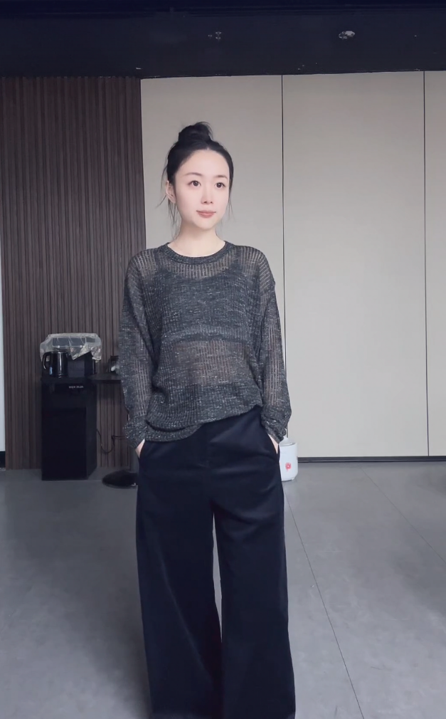 1012-09  女款休闲气质百搭亚麻针织衫   CG   87561