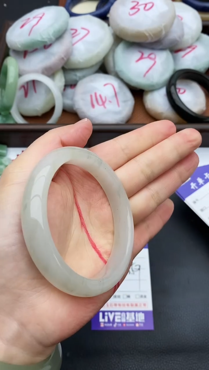 未镶嵌手镯石英质玉39+58/59