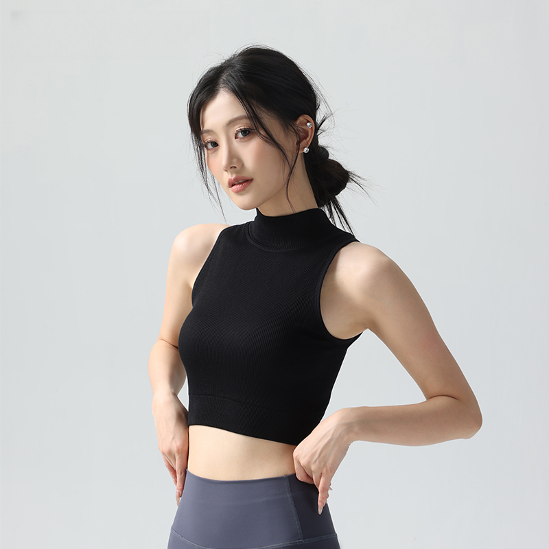 无缝运动背心外穿2025新款健身跑步防震瑜伽高弹速干舒适