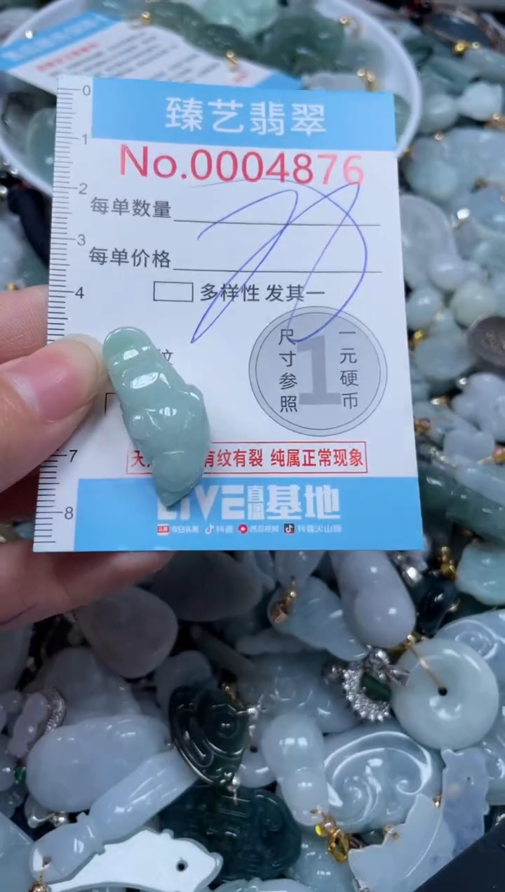 颈饰未镶嵌翡翠4876