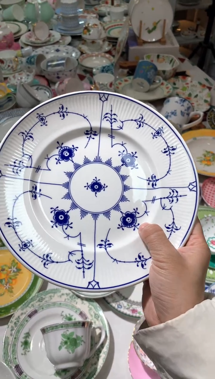 【闪购商品】瓷片陶瓷原单CC948餐具1个8寸