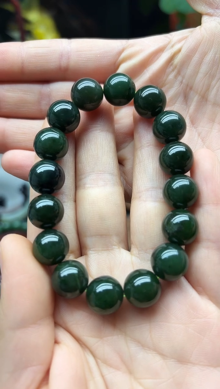 未镶嵌手链和田玉秀**～66