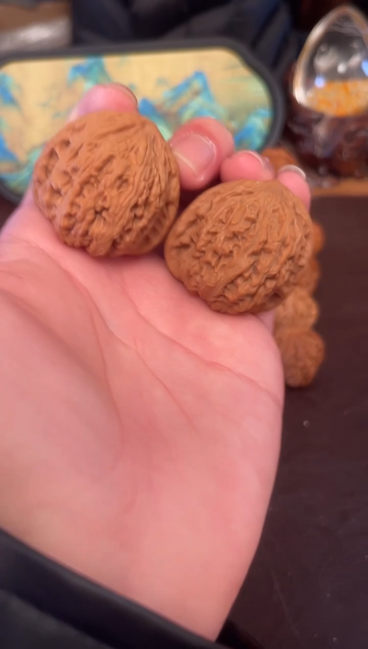 吊坠文玩核桃密纹38