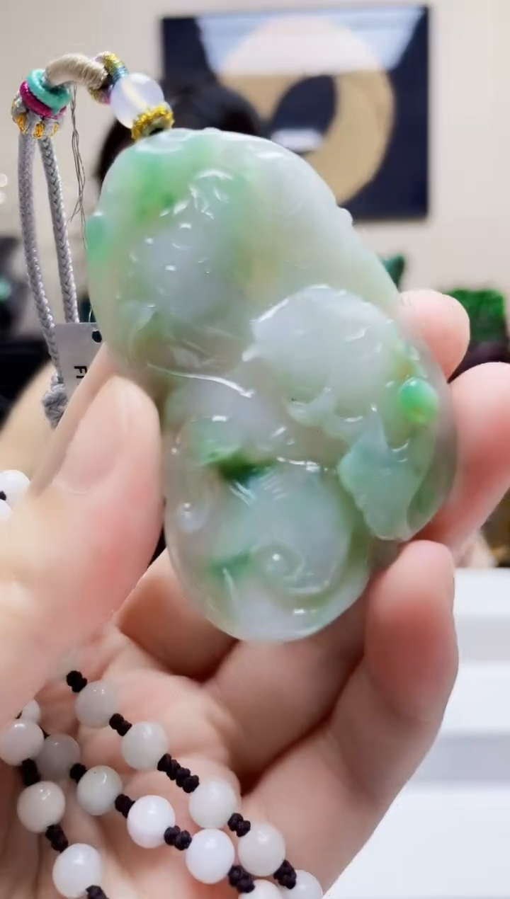 未镶嵌定制翡翠吊坠189