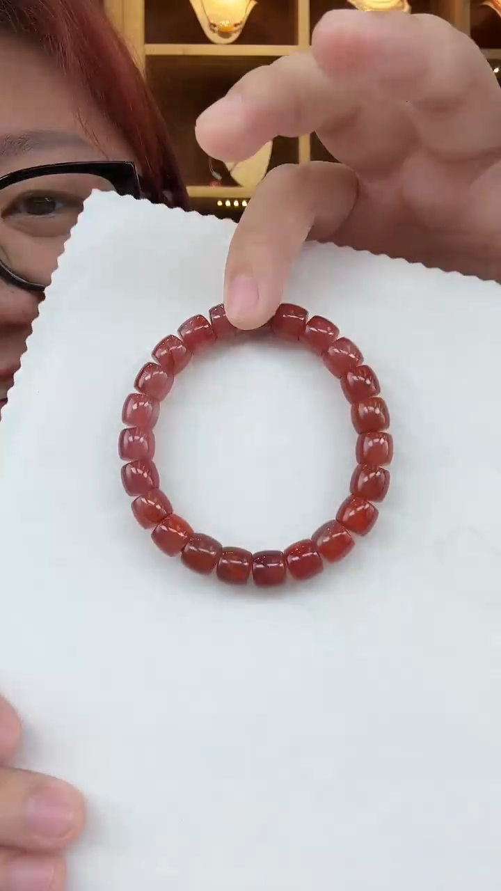【闪购商品】南红玛瑙手链未镶嵌手串