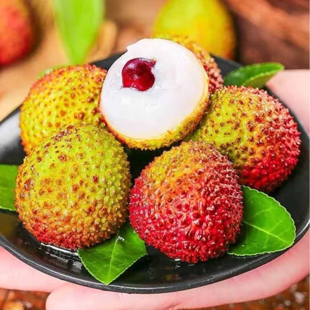 产地海南空运妃子笑小核荔枝一箱 汁水充足 京东顺丰包邮 坏果包赔g新鲜海南省