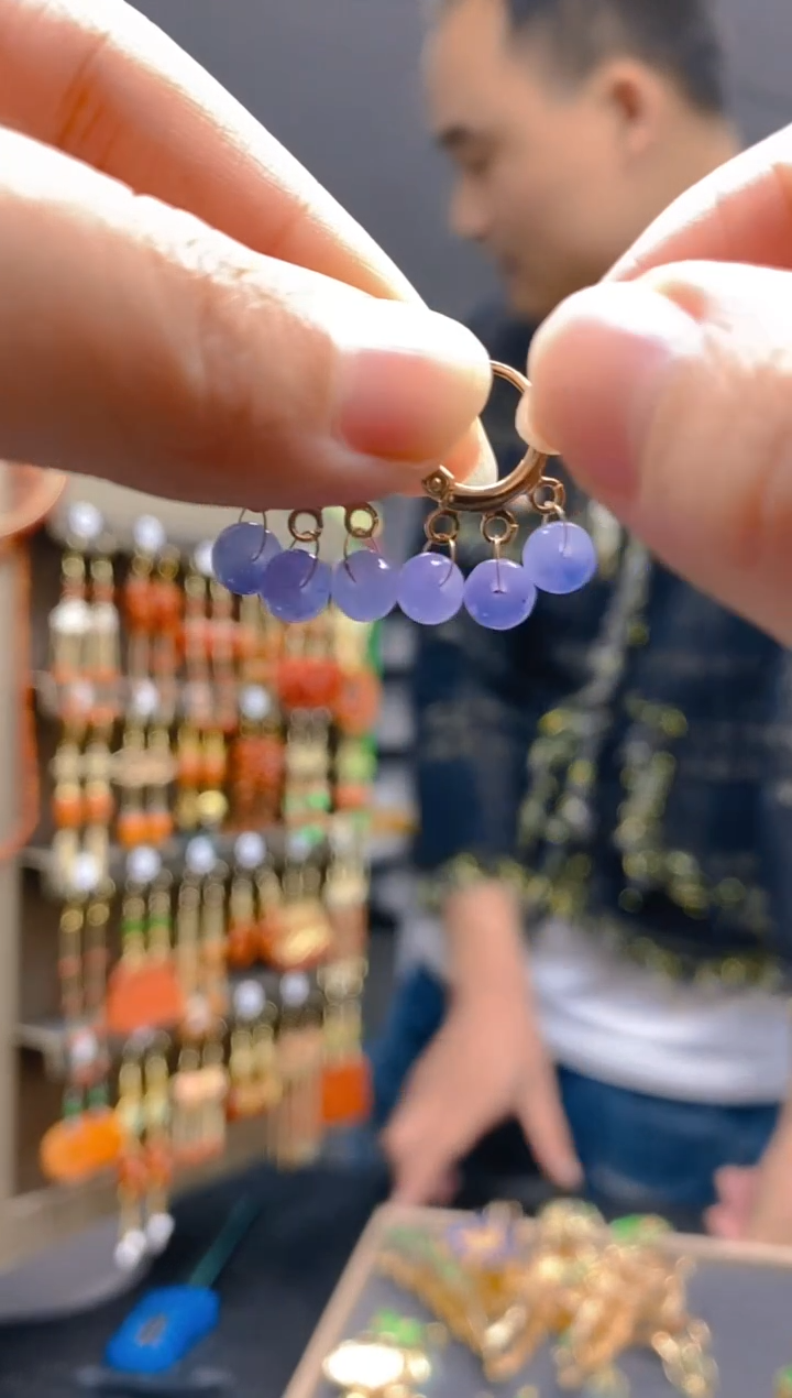 【闪购商品】翡翠耳饰合金0195翡翠耳包