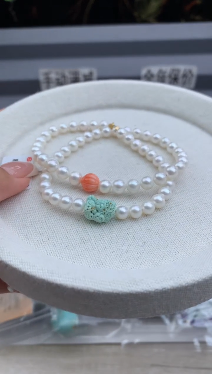 未镶嵌绿松石项链顺.E126