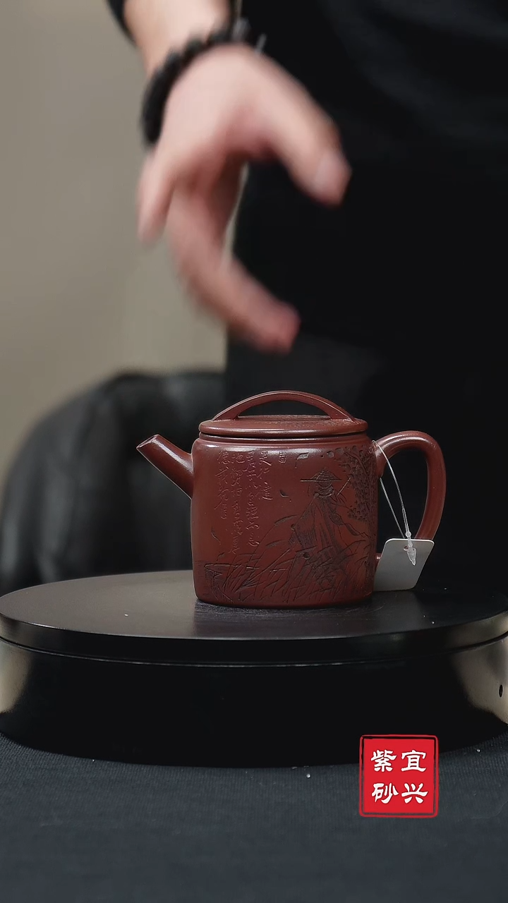 【闪购商品】紫砂茶壶96高汉瓦壶手工紫砂壶