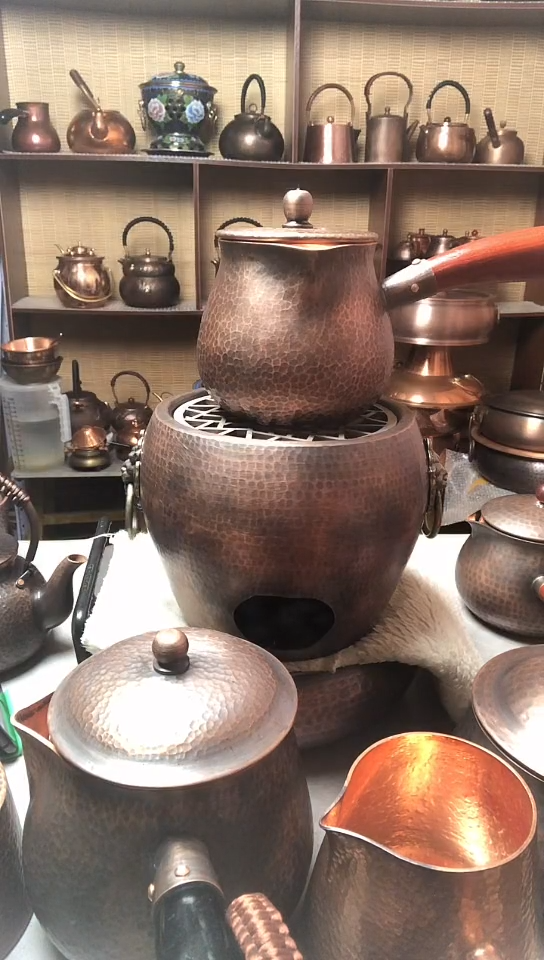 贵金属紫铜泡菜壶