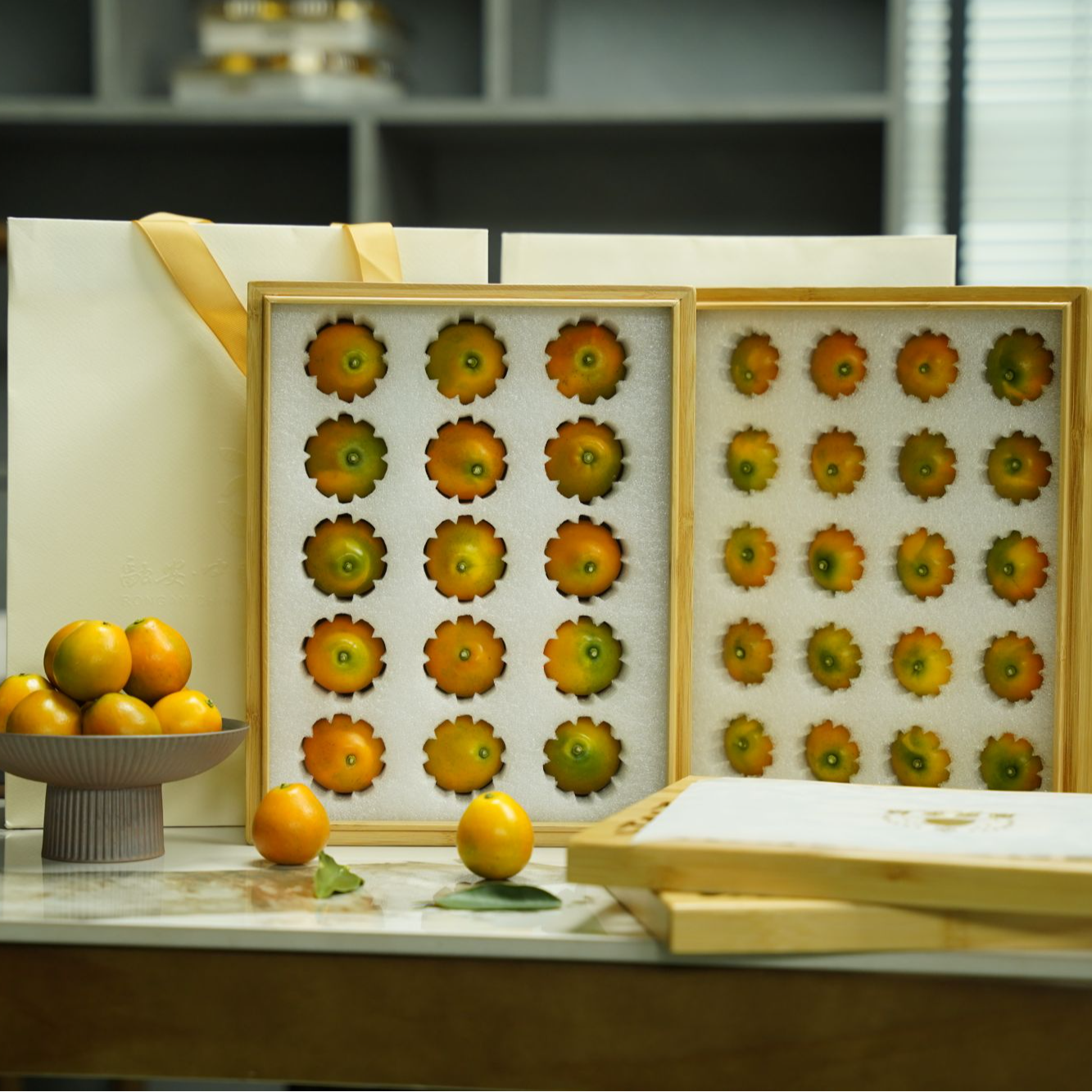 桔乡里[第三代]脆蜜金桔竹艺礼盒4A、6A顺丰包邮