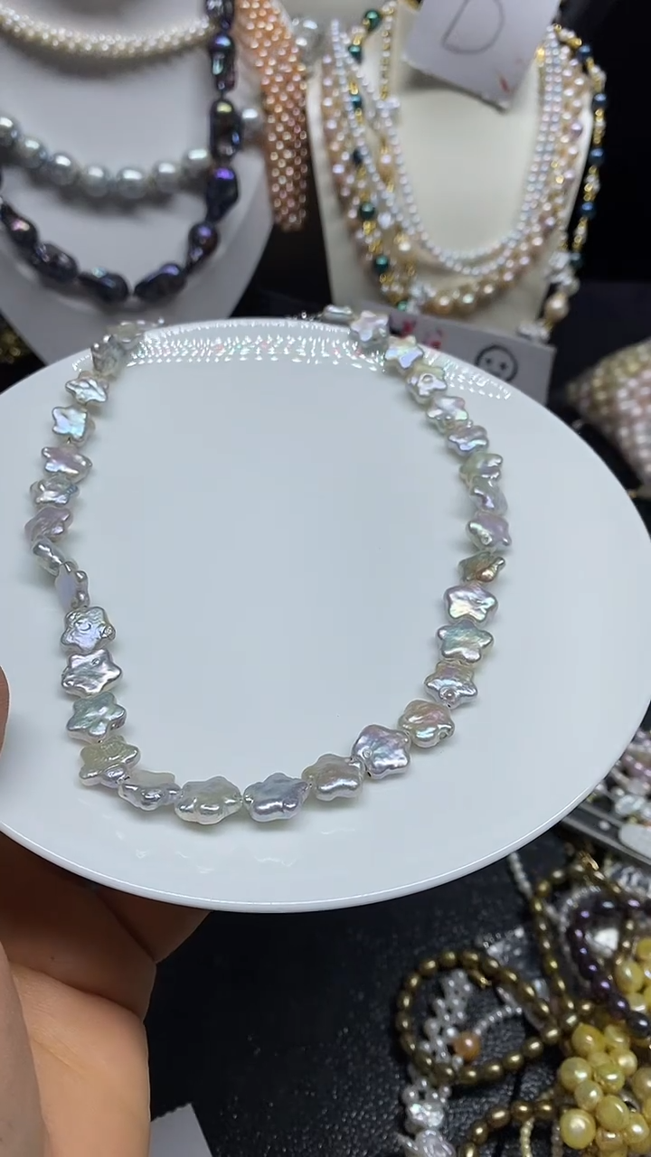 淡水珍珠未镶嵌颈饰多人