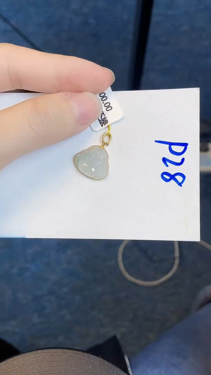 【闪购商品】翡翠颈饰18K金镶嵌00000000