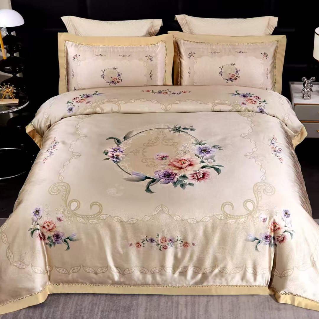 【杨总十周年】欧式宫廷系列金丝银线提花四件套