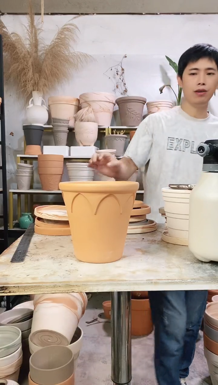 18*17红陶皇冠 1盆无托