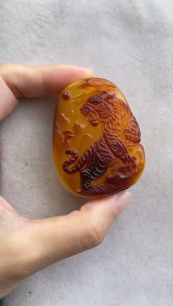 定制琥珀未镶嵌10804233-吊坠