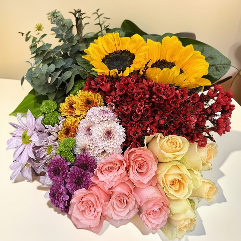 【牛牛套餐】A18 粉枚香槟小菊向日葵腊梅云南基地昆明现采现发