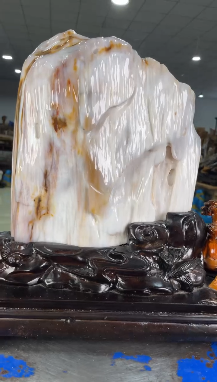 【闪购商品】硅化玉摆件未镶嵌92