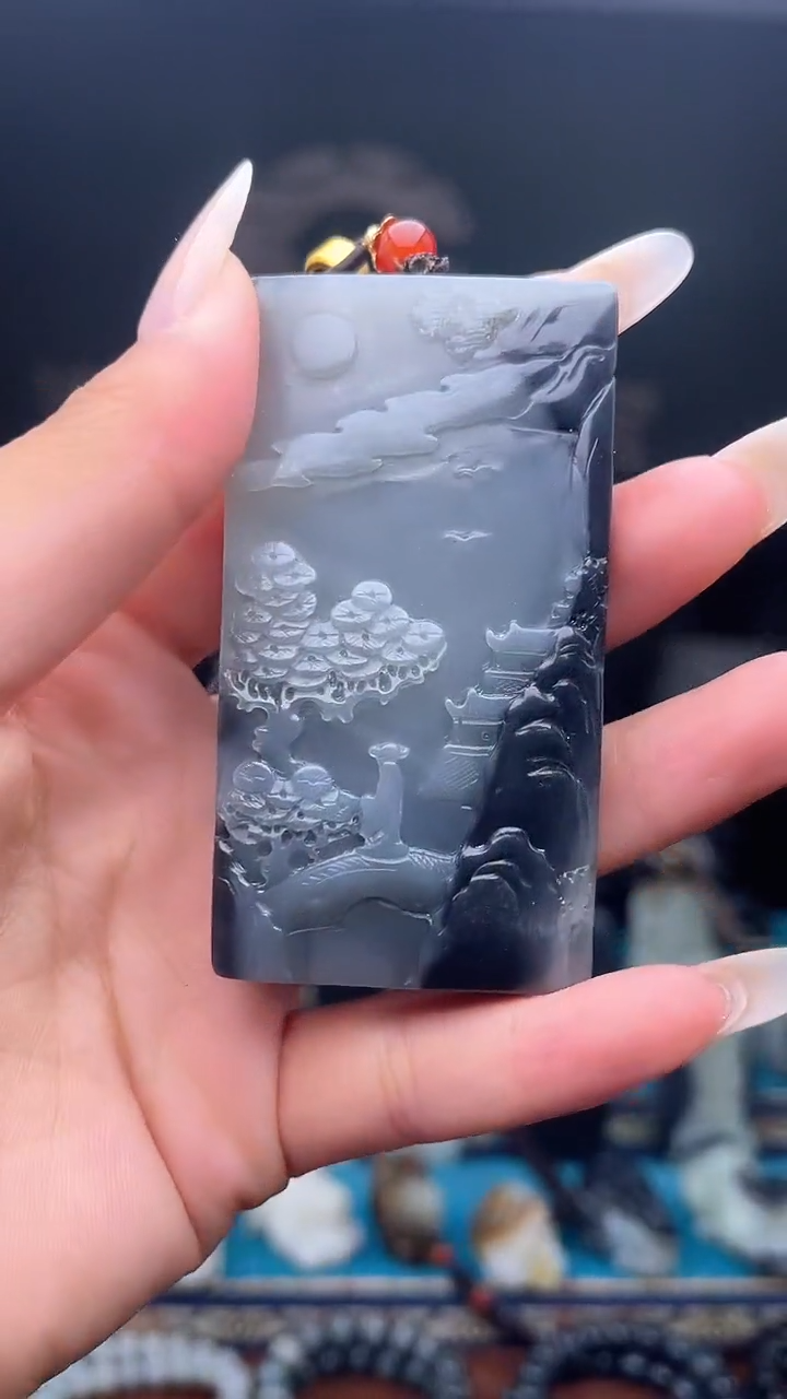 未镶嵌和田玉挂件1