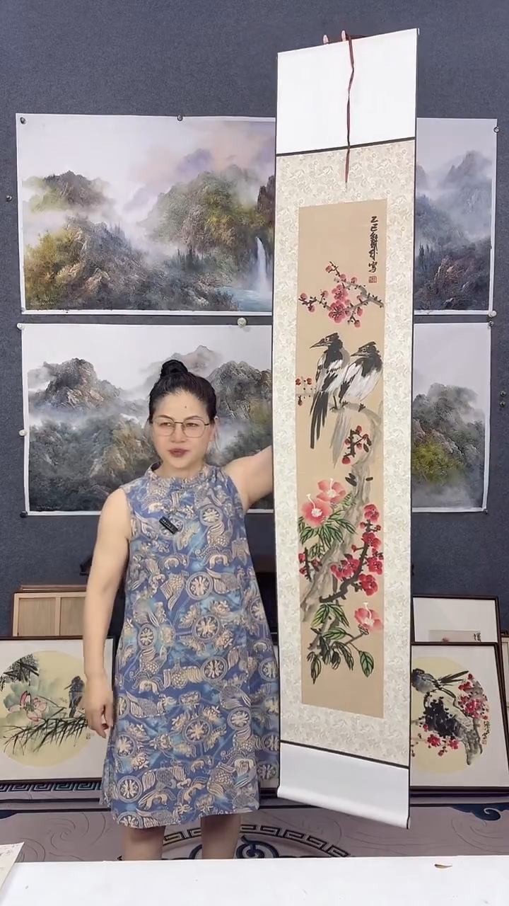 国画175*32吴铁成作品