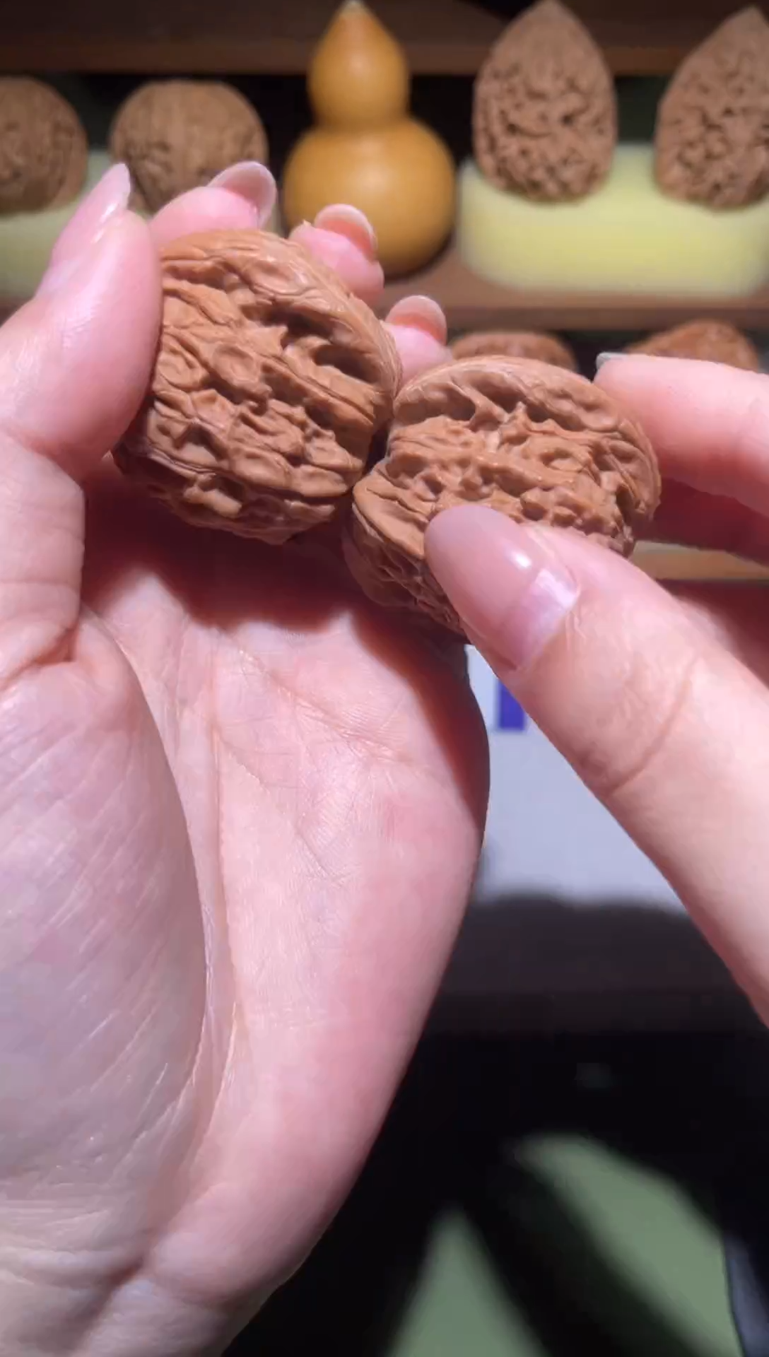 把件文玩核桃奈*原生态磨盘