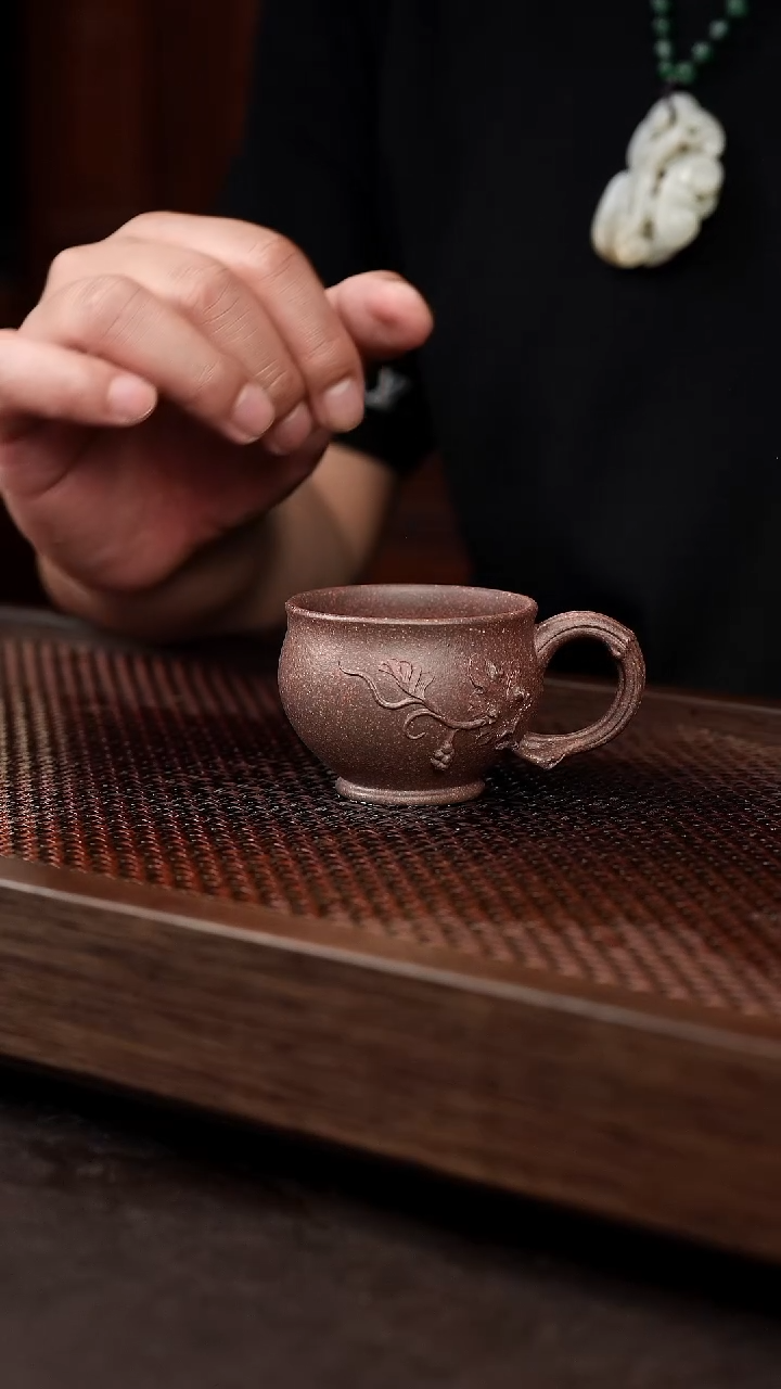 茶壶紫砂岩中泥报春杯