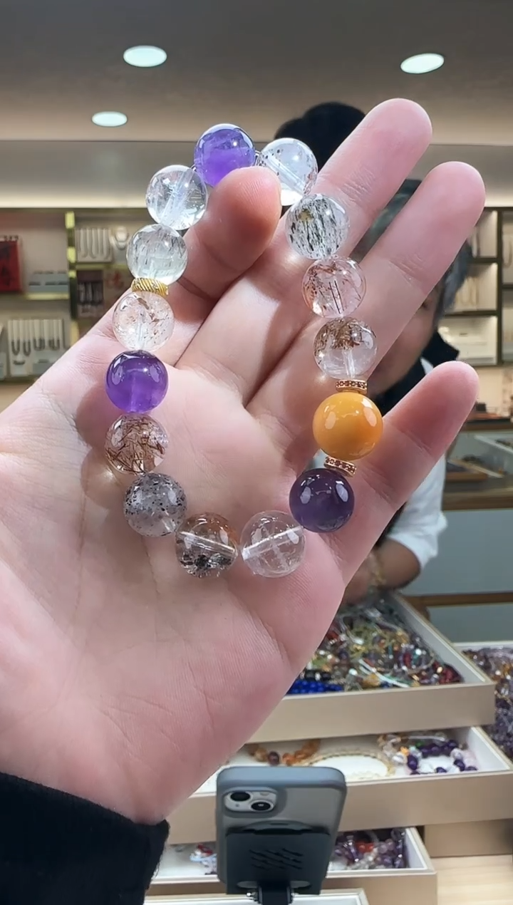 【闪购商品】水晶手串库存有限售完即止银S925镶嵌 