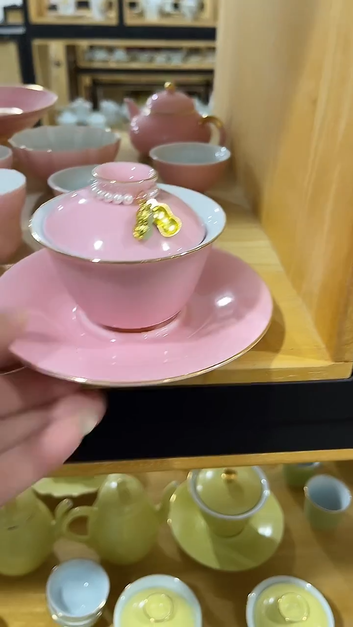 芭比粉三才盖碗，冲单福利