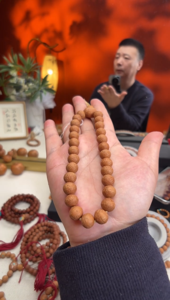 【闪购商品】凤眼菩提手串11.5毫米铁子大眼萌手持27颗