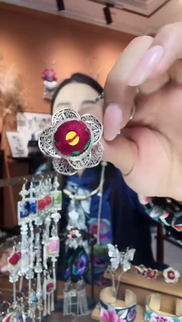 【闪购商品】刺绣纯手工民族风戒指