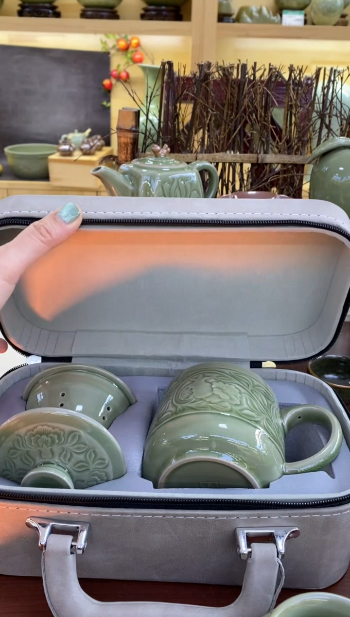 【闪购商品】021528石榴茶漏杯礼盒装