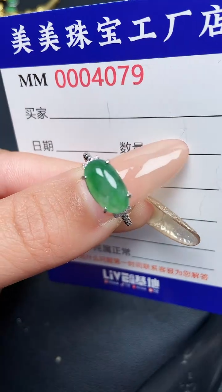 【闪购商品】翡翠颈饰银S925镶嵌4079