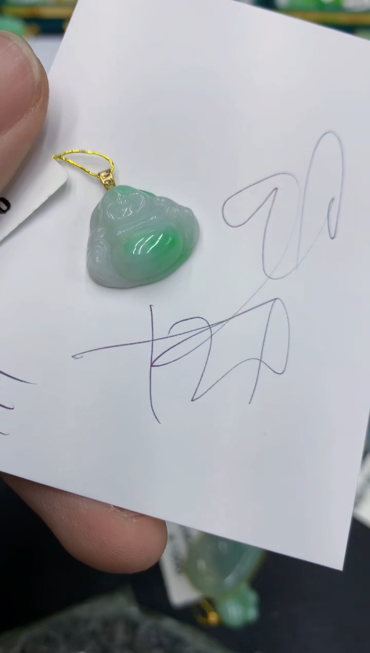 【闪购商品】翡翠颈饰18K金镶嵌11111111111