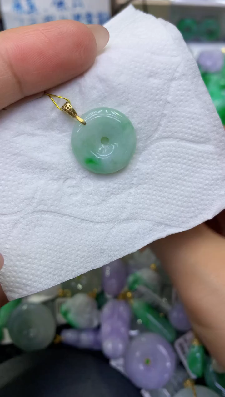 颈饰未镶嵌翡翠天然缅甸A货翡翠