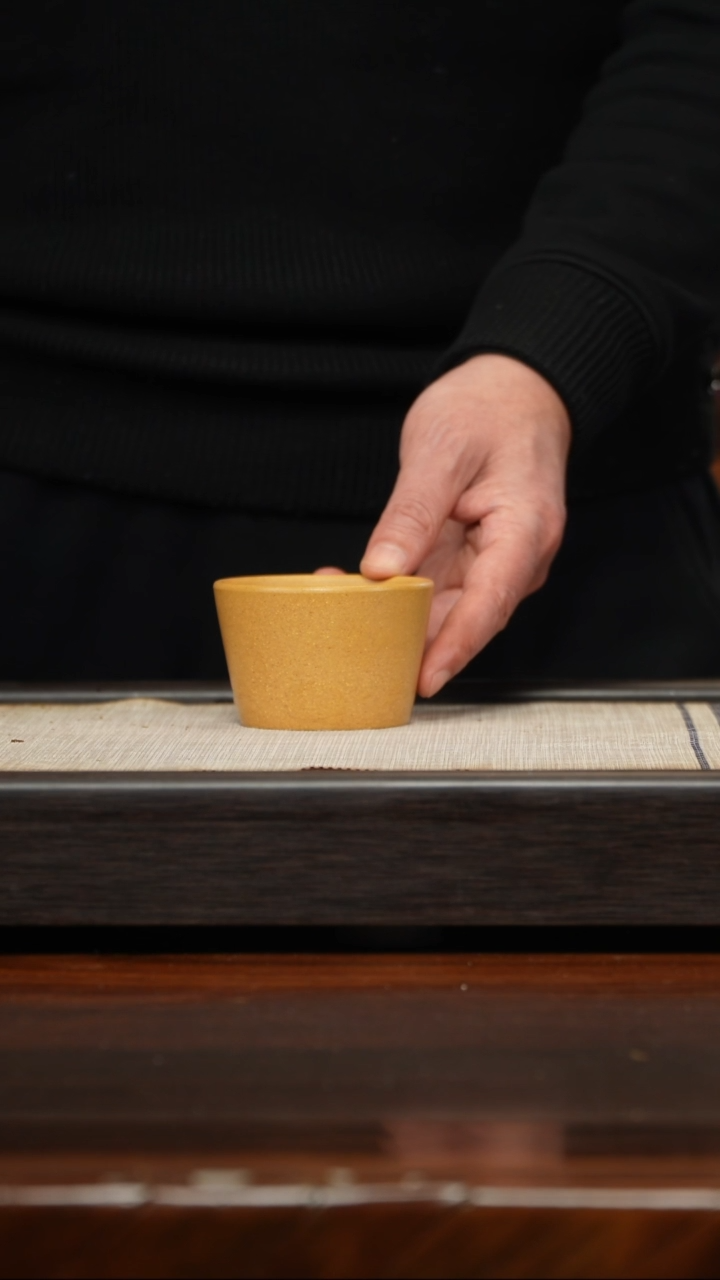 【闪购商品】紫砂茶壶黄金段平底杯
