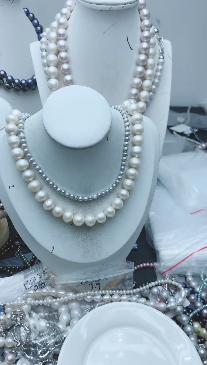 【闪购商品】淡水珍珠颈饰钛钢0