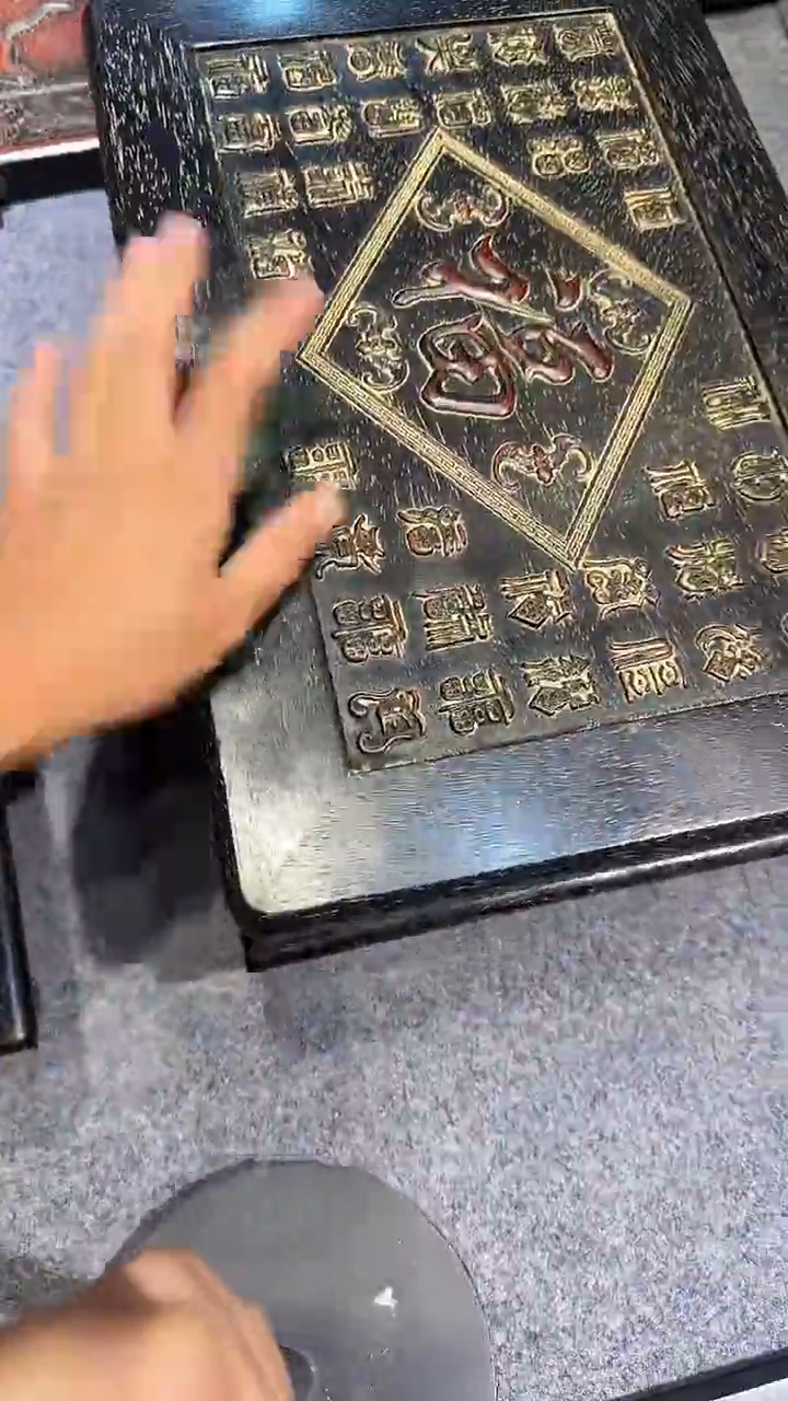 香榧木紫檀拆件雕刻板以直播间实物为准微瑕老物件