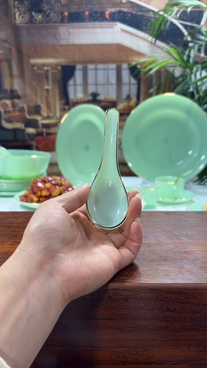 【闪购商品】...小汤勺玉瓷10个 【贝美】