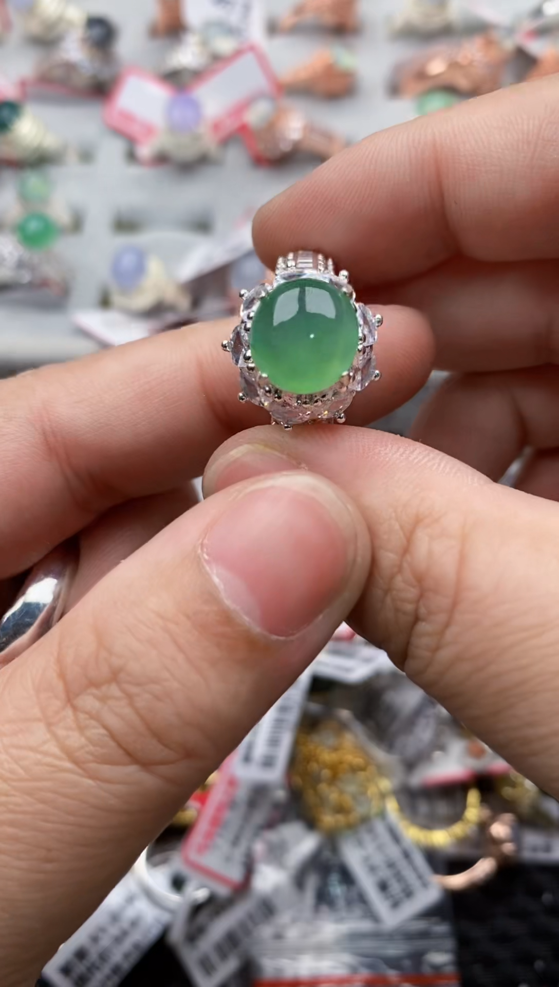 【闪购商品】翡翠戒指未镶嵌888888----37