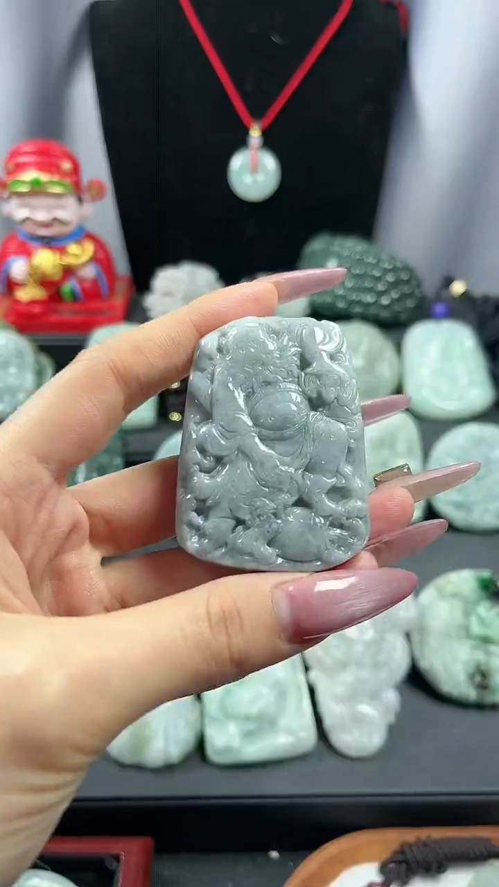 【闪购商品】翡翠颈饰未镶嵌钟馗