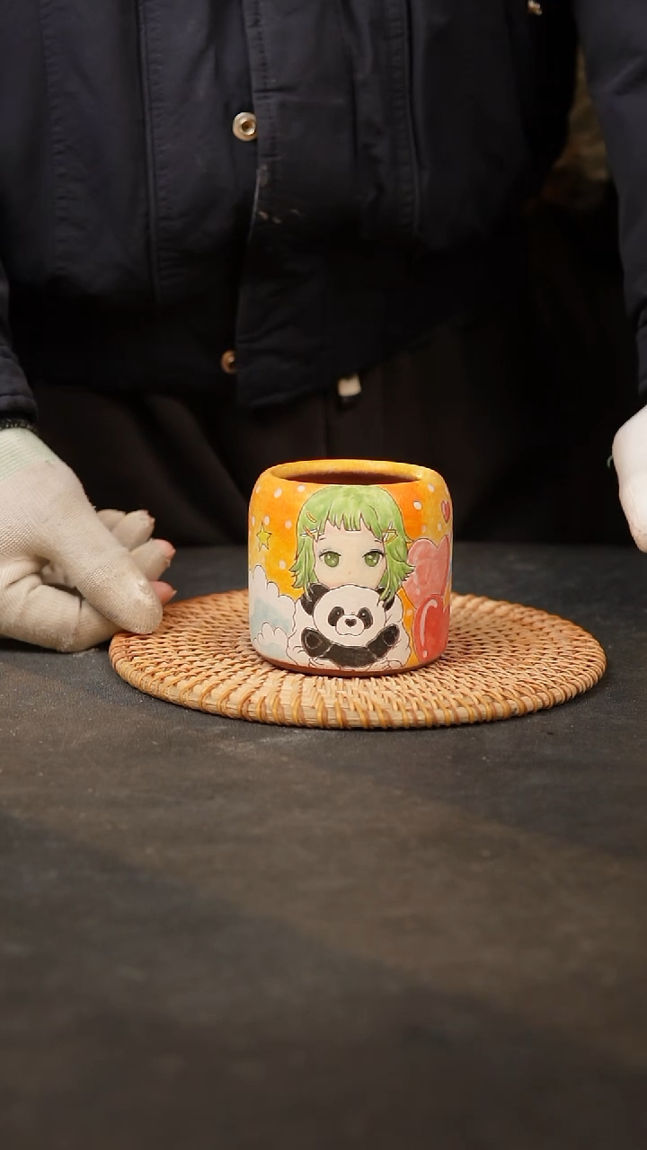 【闪购商品】瓷片默认微瑕，泥泥手工花盆