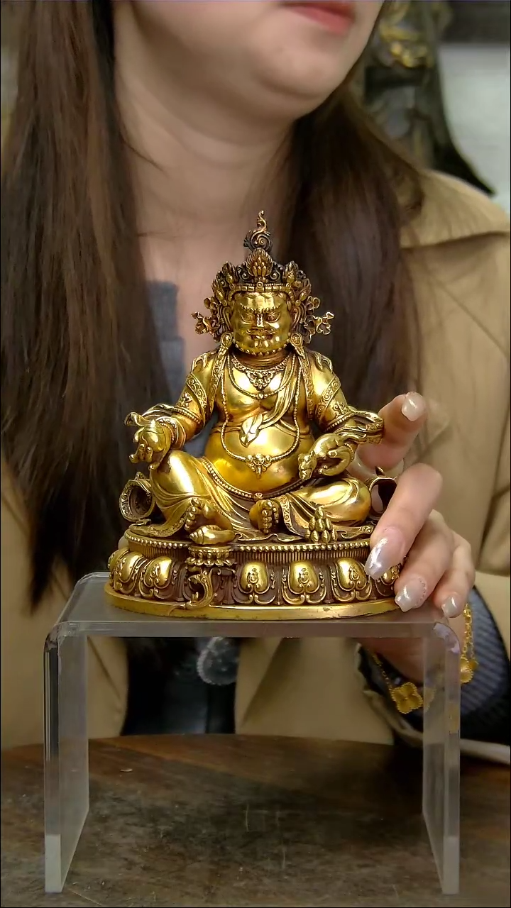 【闪购商品】黄财神铜像造像收藏造像