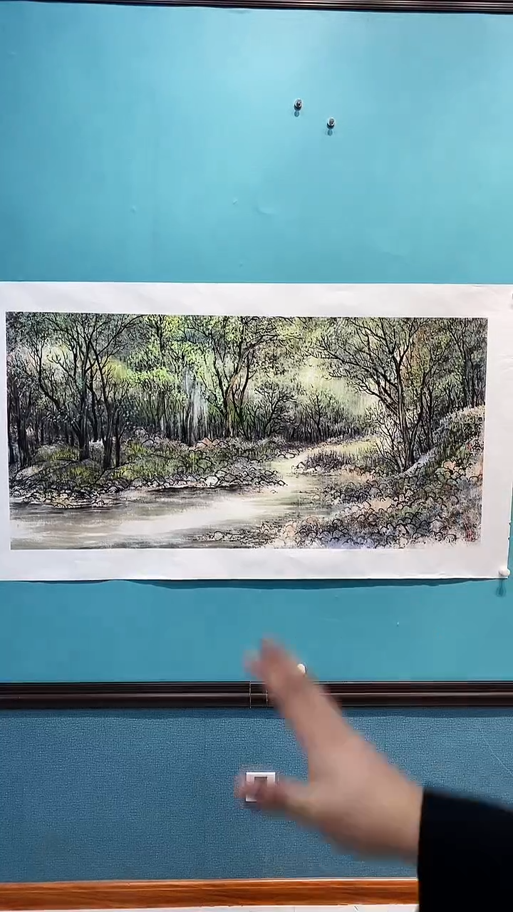 国画画都展厅明德老师国画作品29