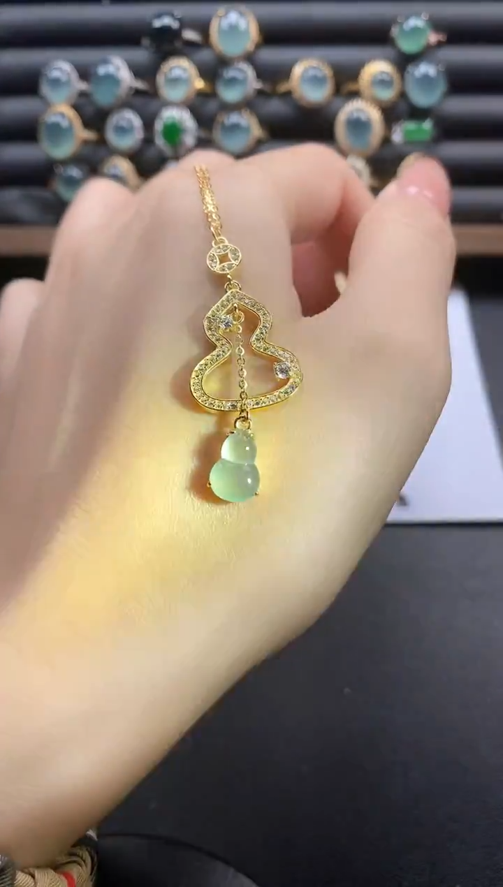 银S925镶嵌戒指翡翠51151